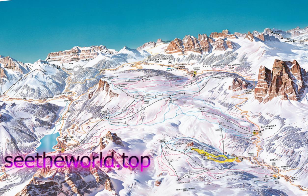 Ski resort Civetta (Civetta), Italy