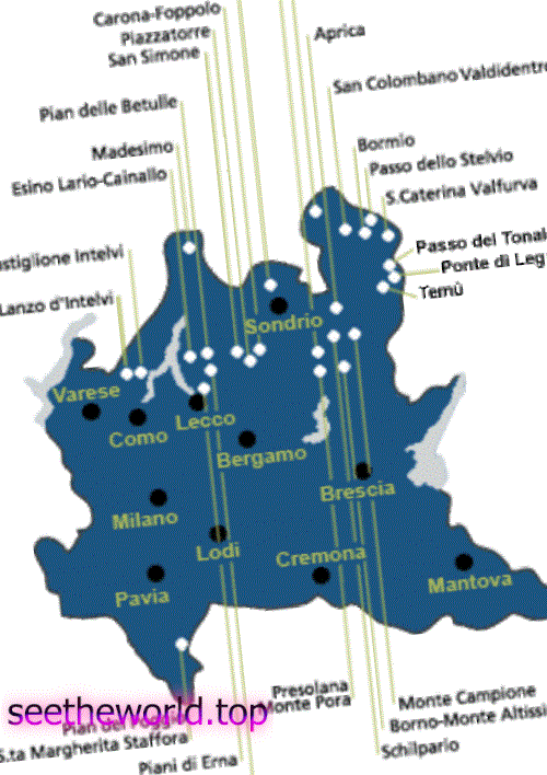 Ski resorts of Italy