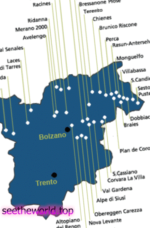Ski resorts of Italy
