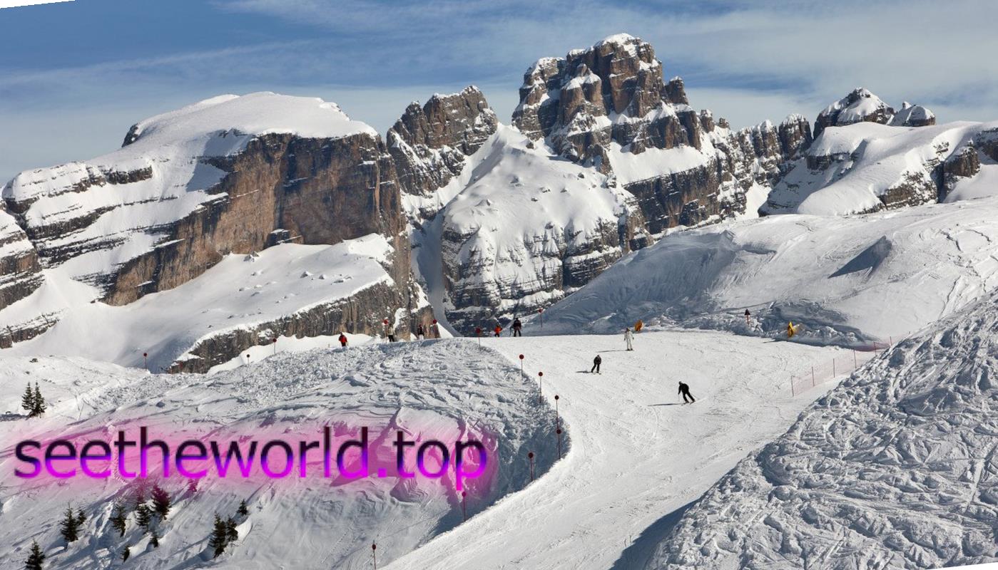Ski resort Val di Sole (Val di Sole), Italy