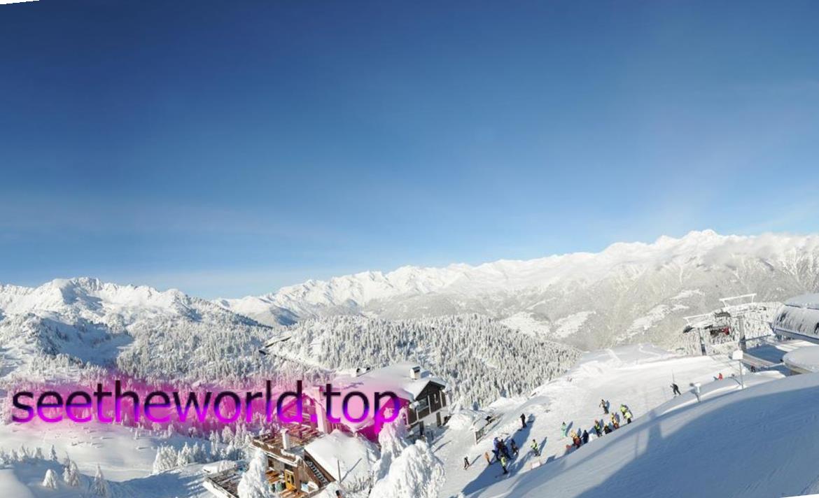 Ski resort Val di Sole (Val di Sole), Italy