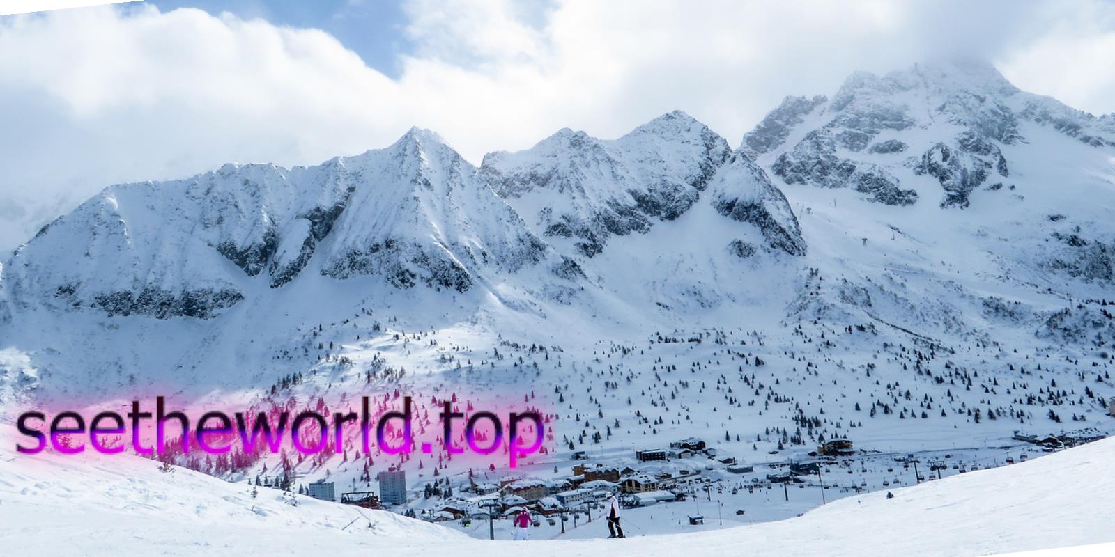 Ski resort Val di Sole (Val di Sole), Italy