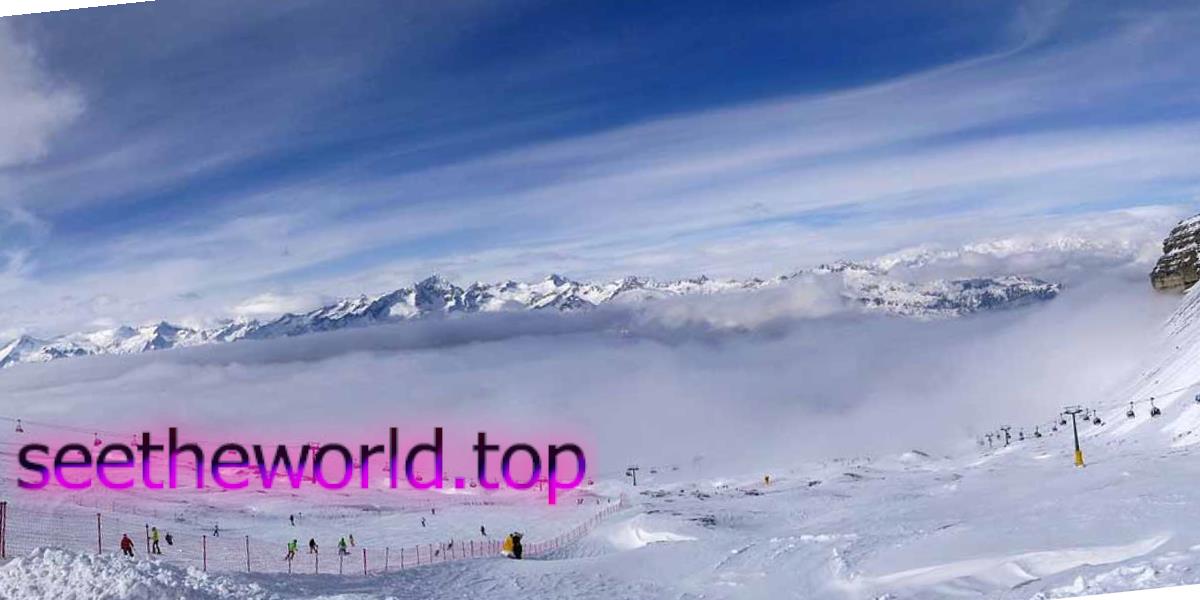 Ski resort Val di Sole (Val di Sole), Italy