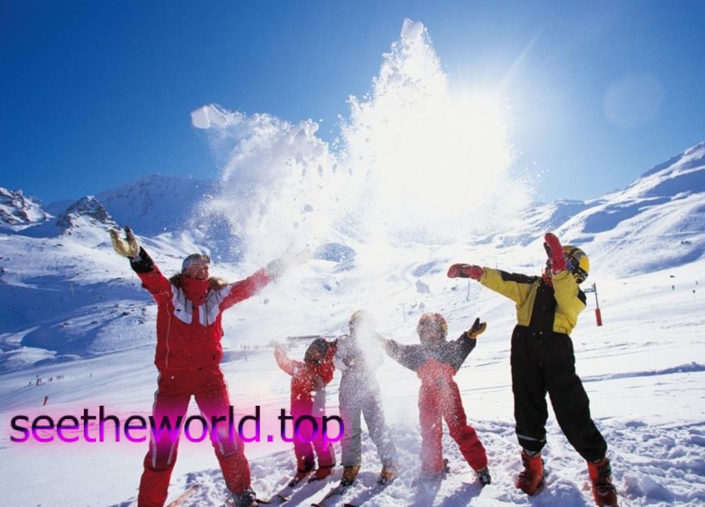 Ski resorts of France