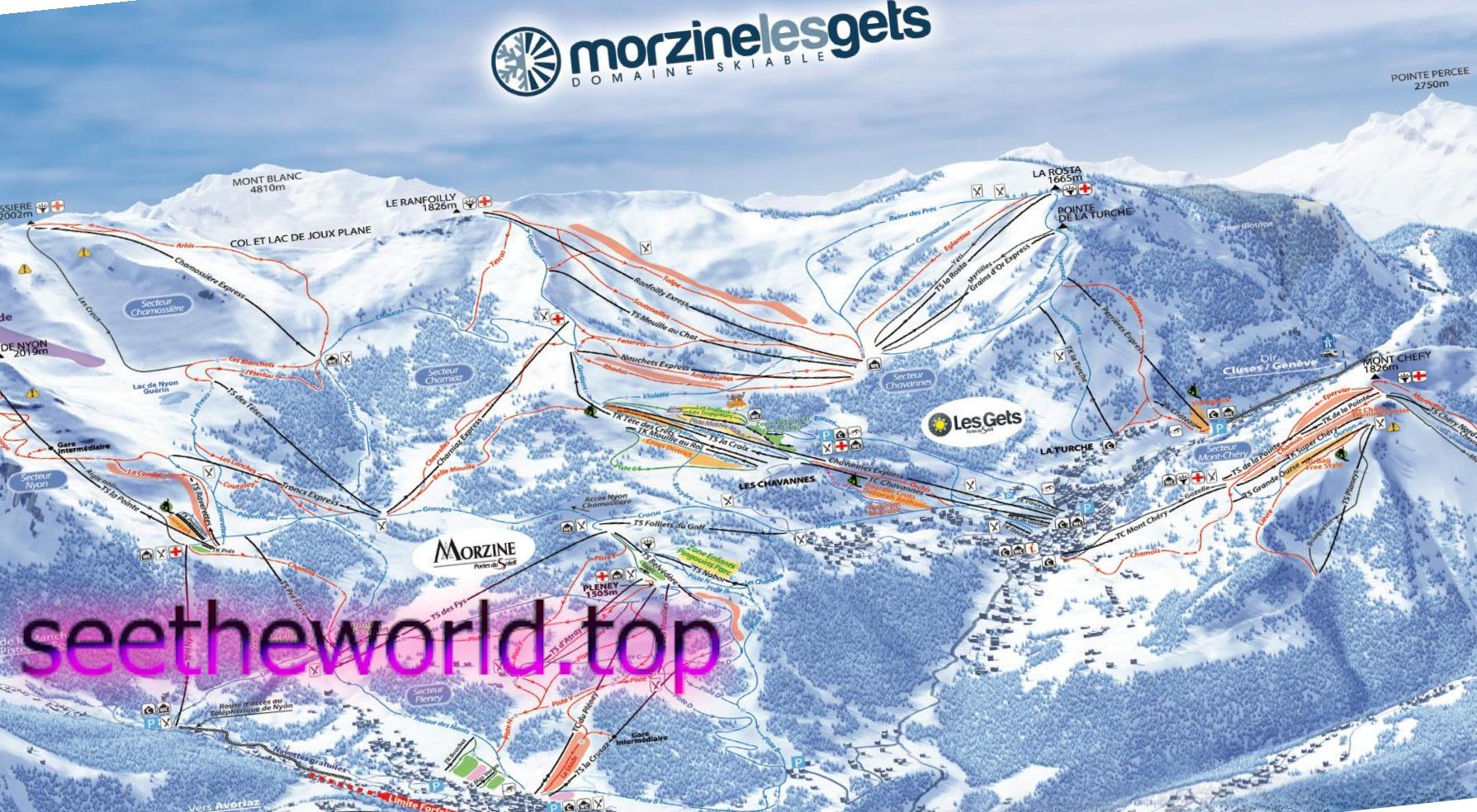Morzine ski resort, France