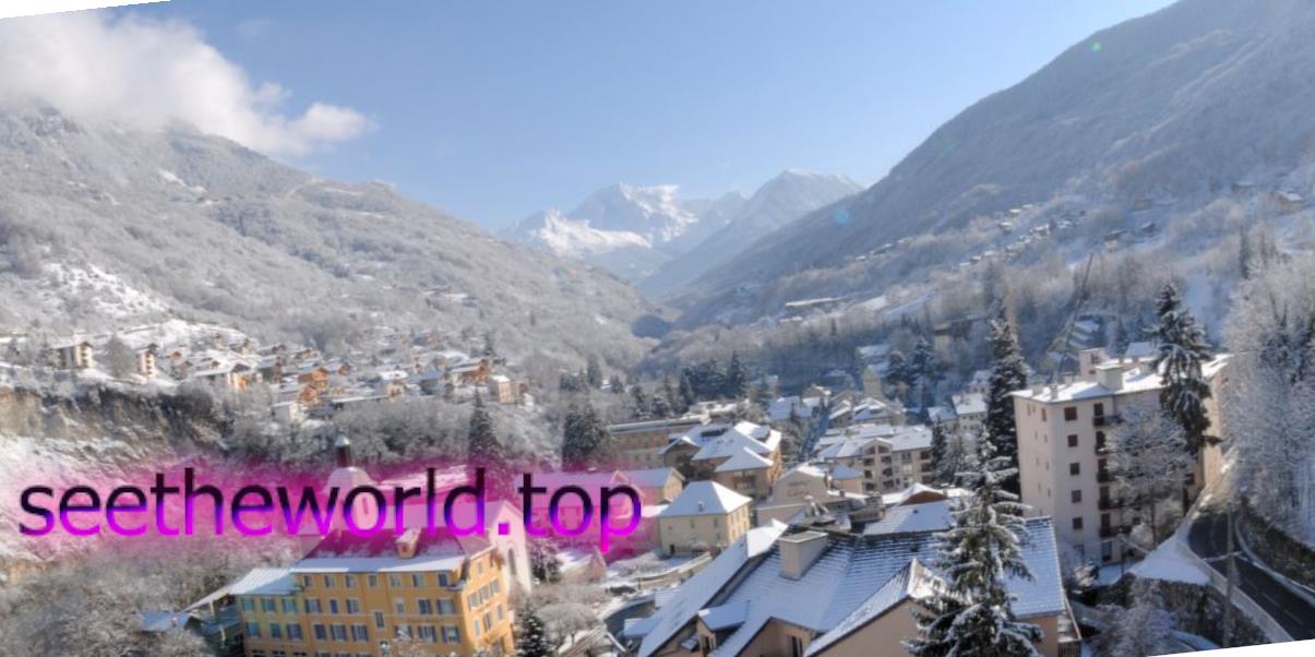 Brides les Bains ski resort, France
