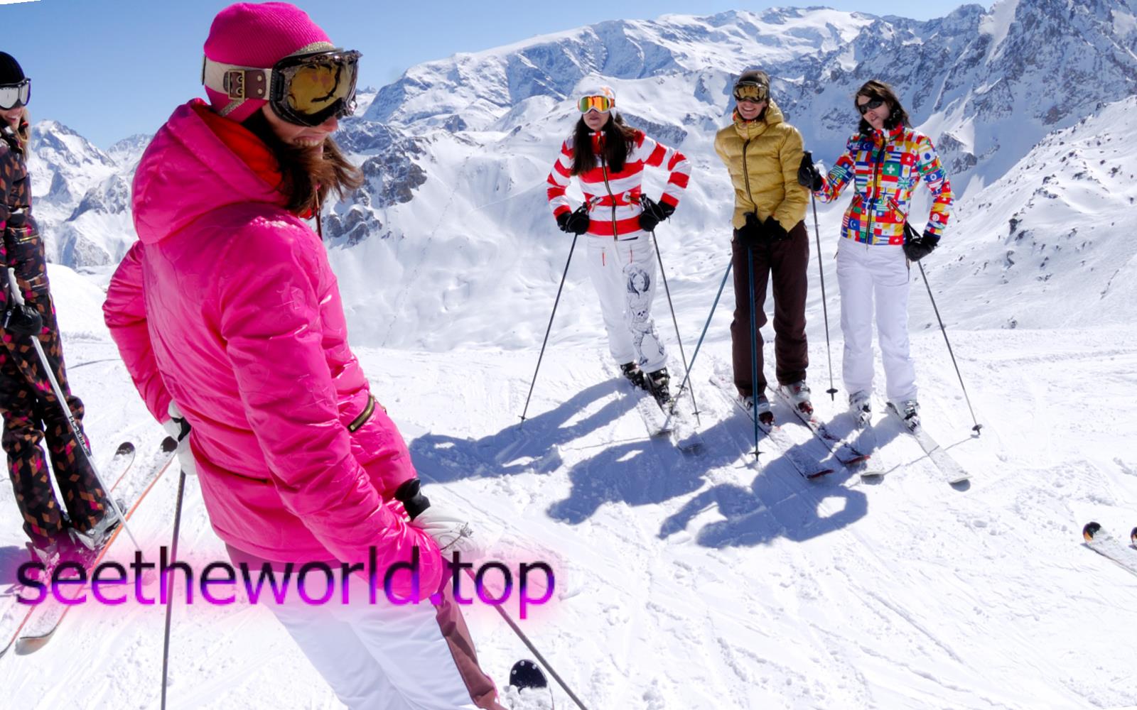 Brides les Bains ski resort, France