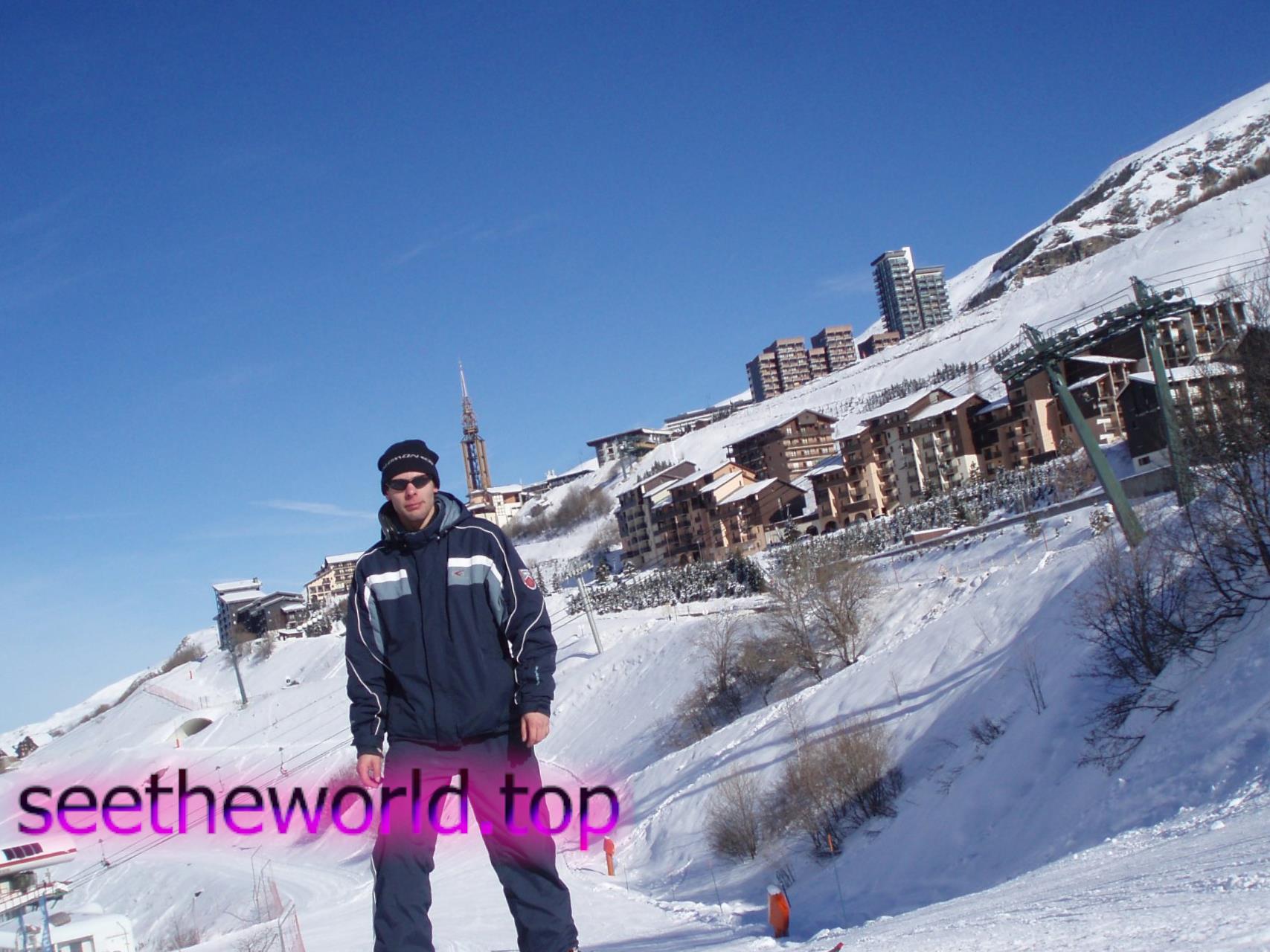 Brides les Bains ski resort, France