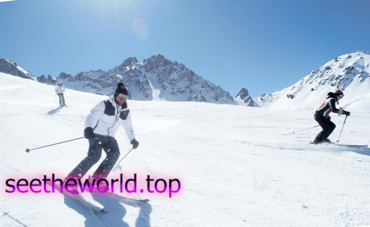 Brides les Bains ski resort, France