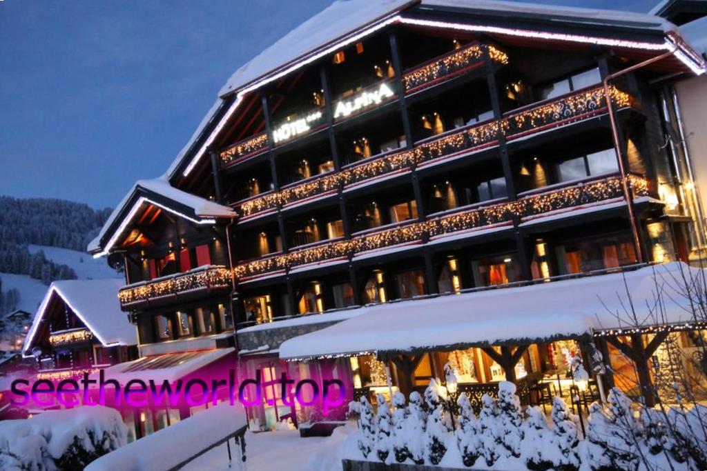 Les Gets ski resort, France