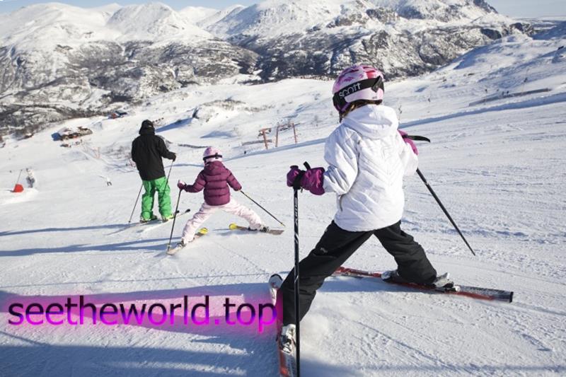 Les Gets ski resort, France