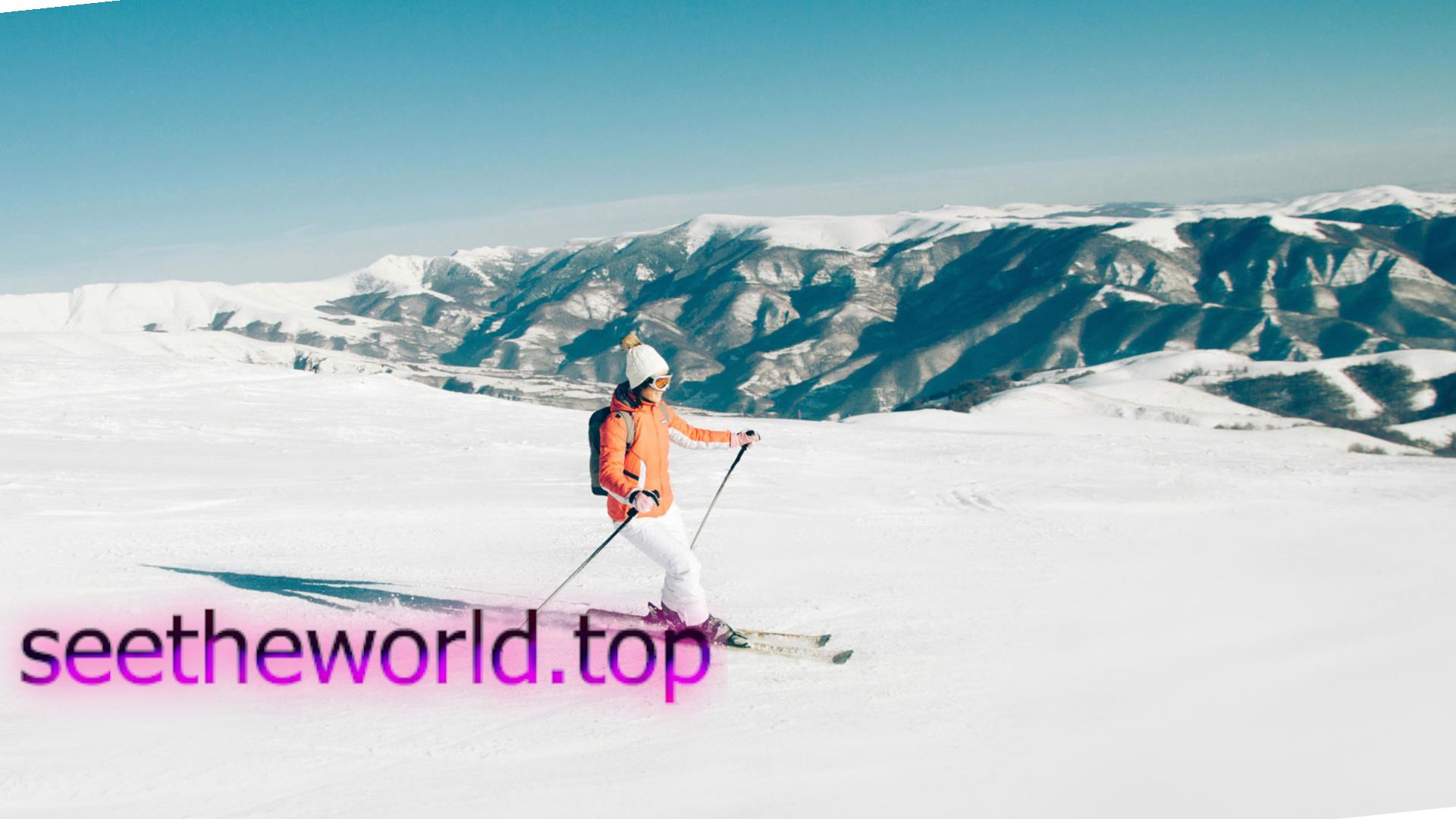 Les Gets ski resort, France