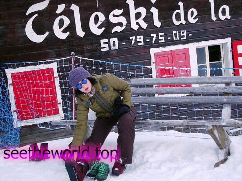 Les Gets ski resort, France