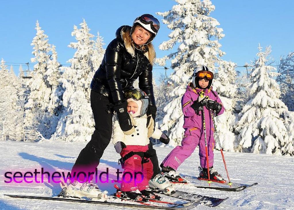 Les Gets ski resort, France
