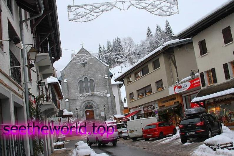 Les Gets ski resort, France