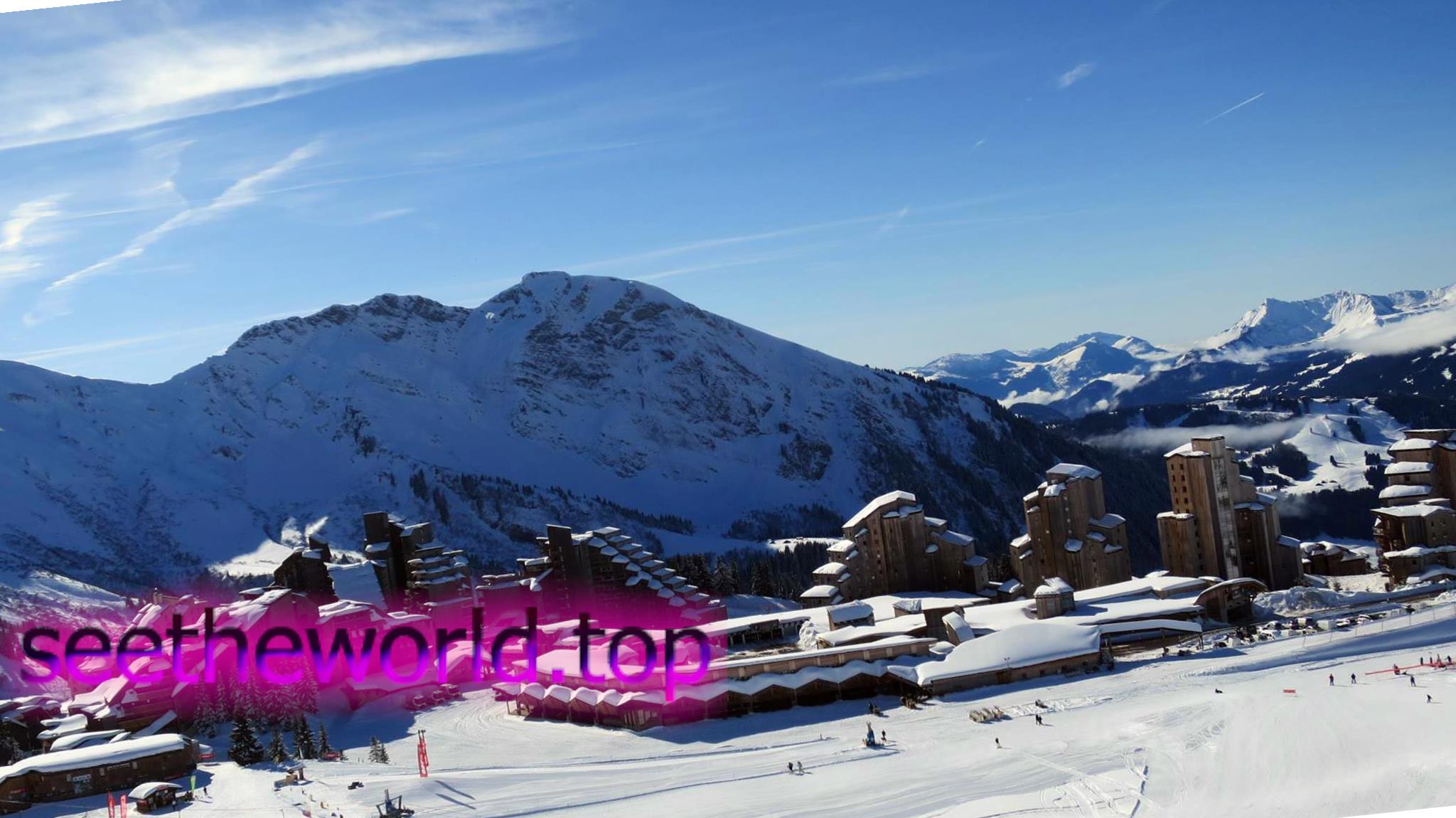 Ski resort Avoriaz (Avoriaz), France