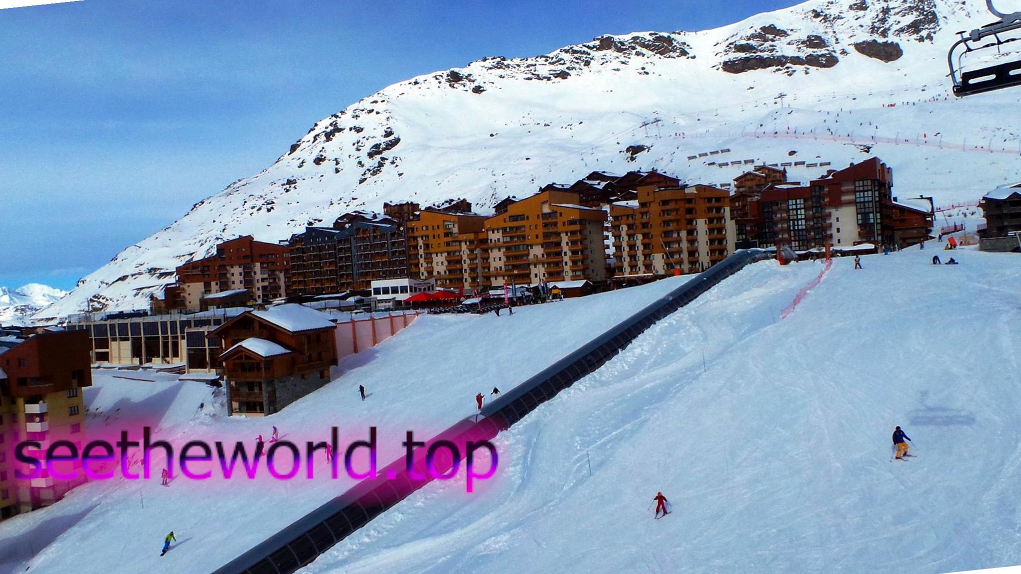 Ski resort Val Thorens (Val Thorens), France