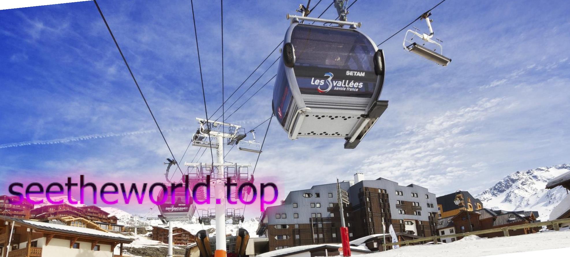 Ski resort Val Thorens (Val Thorens), France