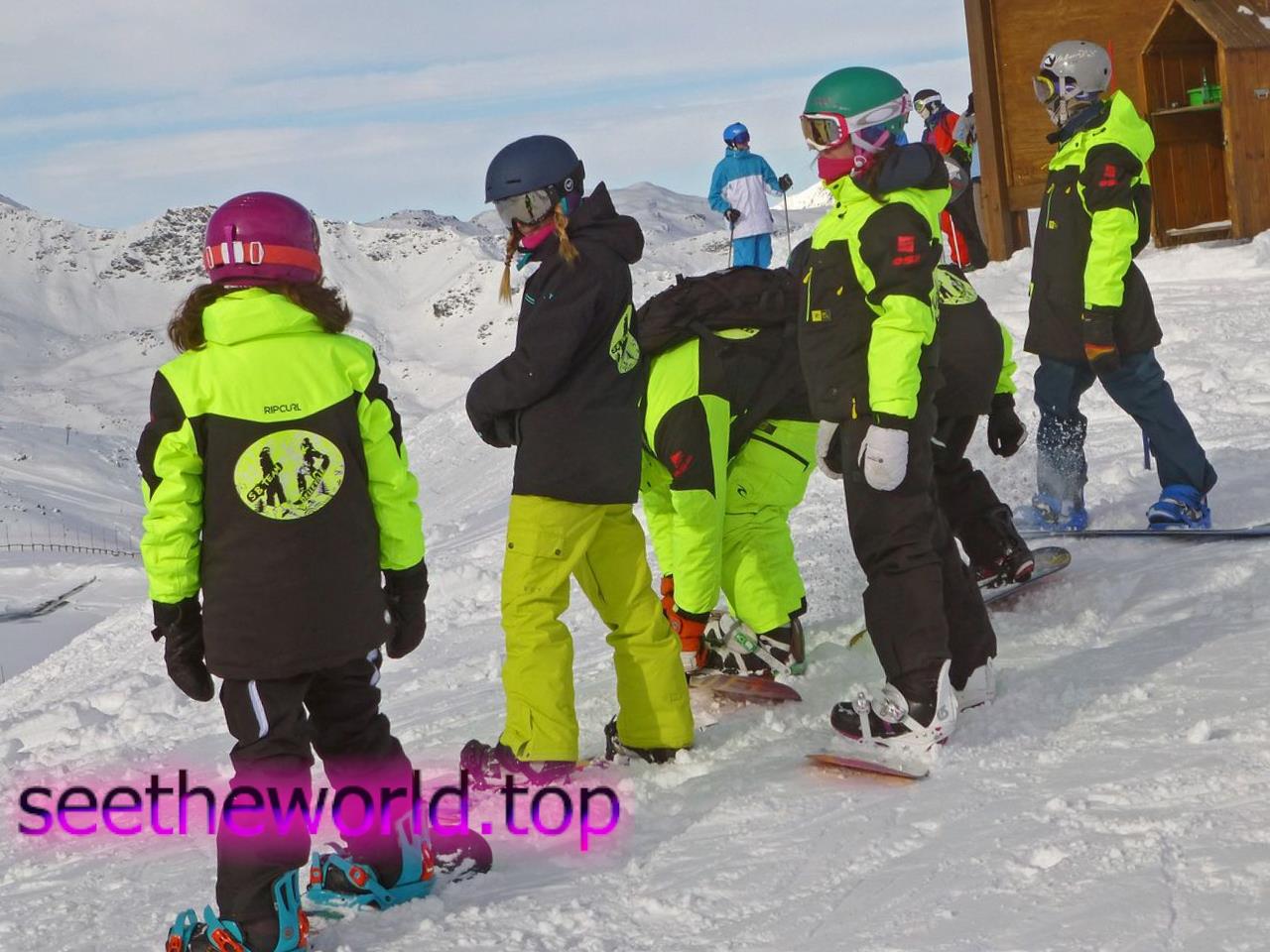 Ski resort Val Thorens (Val Thorens), France