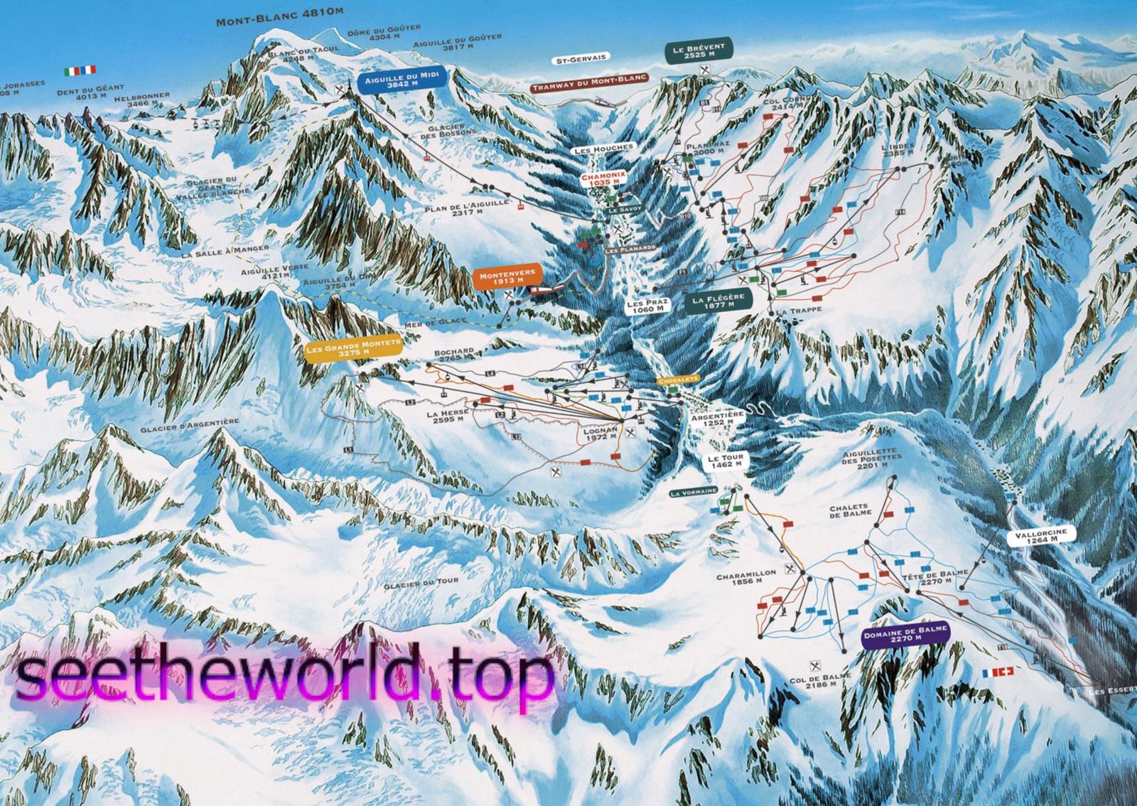 Ski resort Courchevel (Courchevel), France