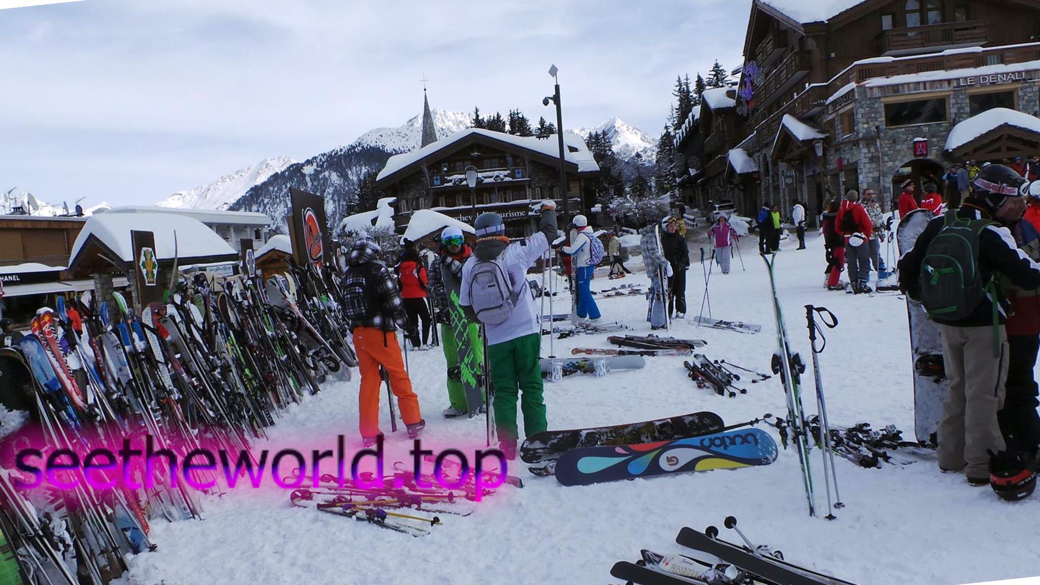 Ski resort Courchevel (Courchevel), France