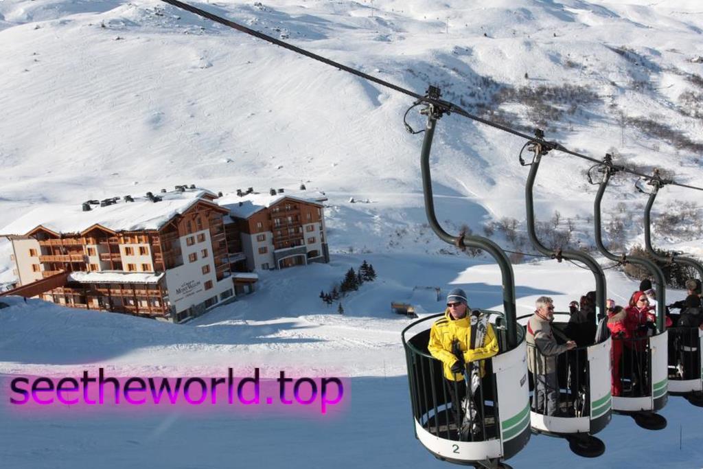 Les Ménuires ski resort, France