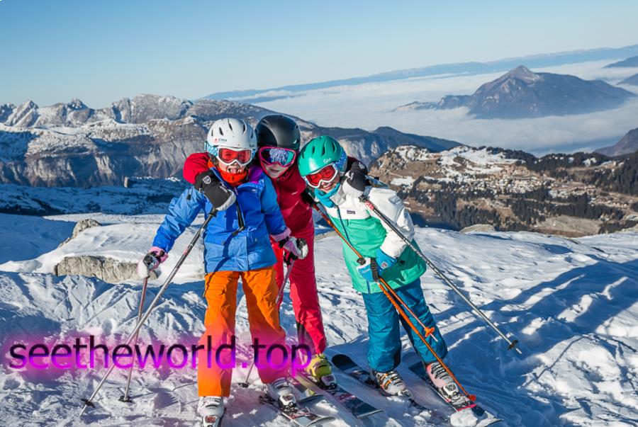 Les Ménuires ski resort, France