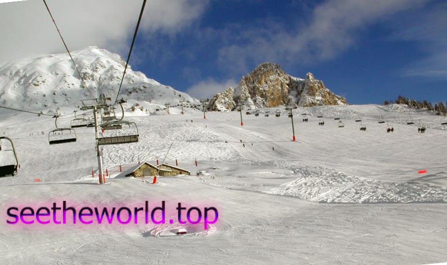 Ski resort Peisey-Vallandry (Peisey-Vallandry), France