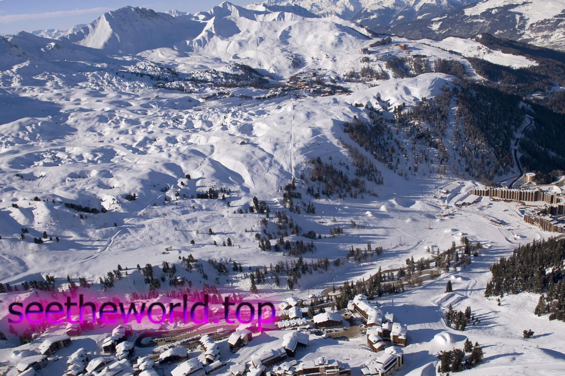 Ski resorts of France
