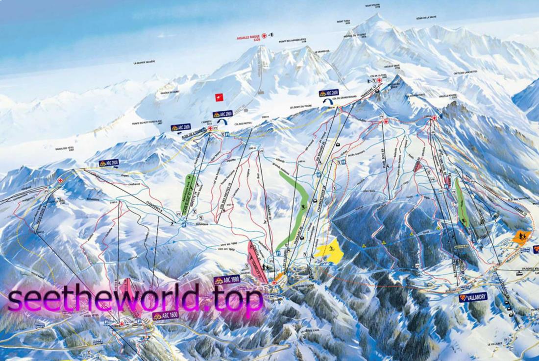 Les Arks ski resort, France