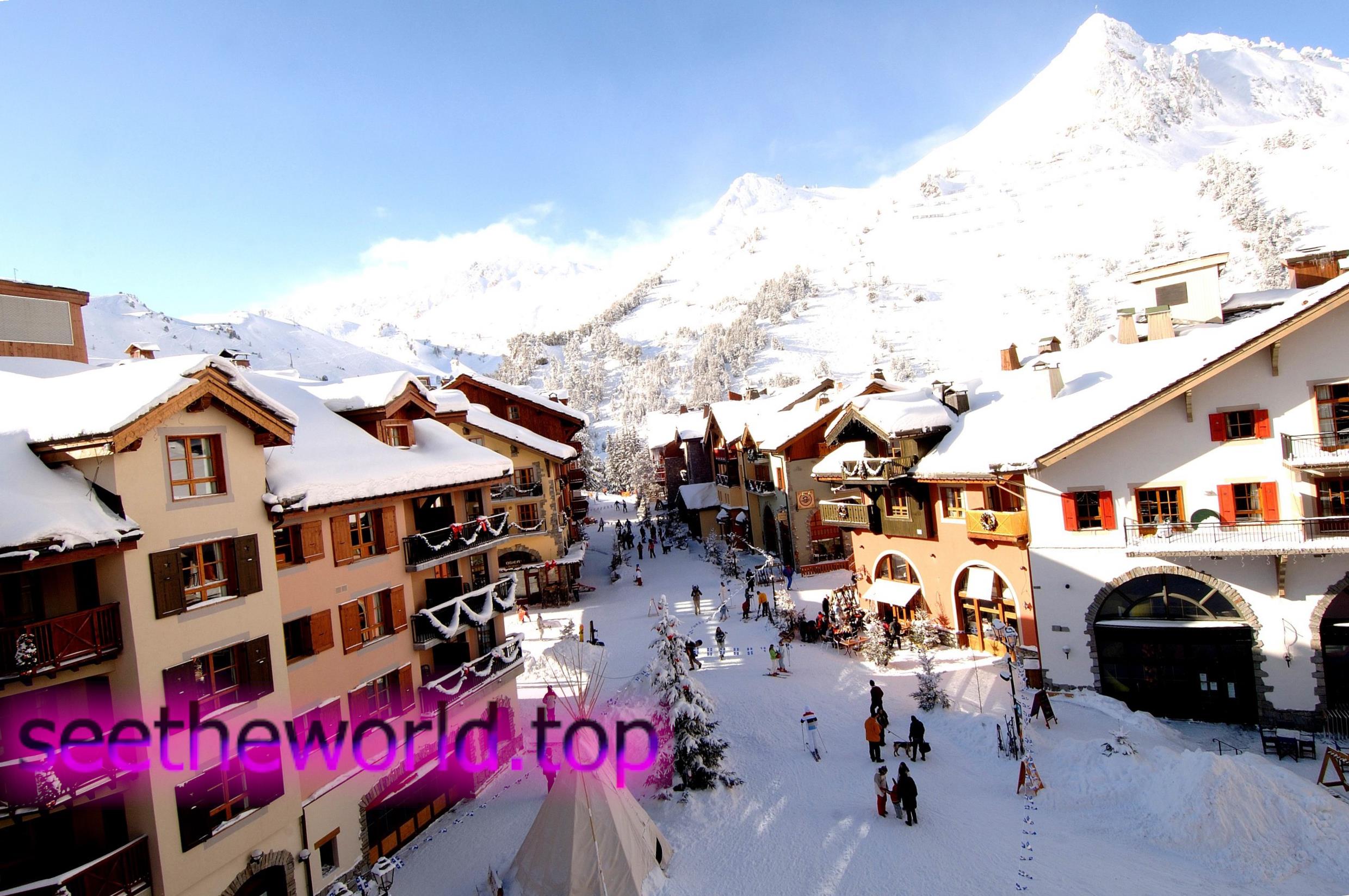 Les Arks ski resort, France