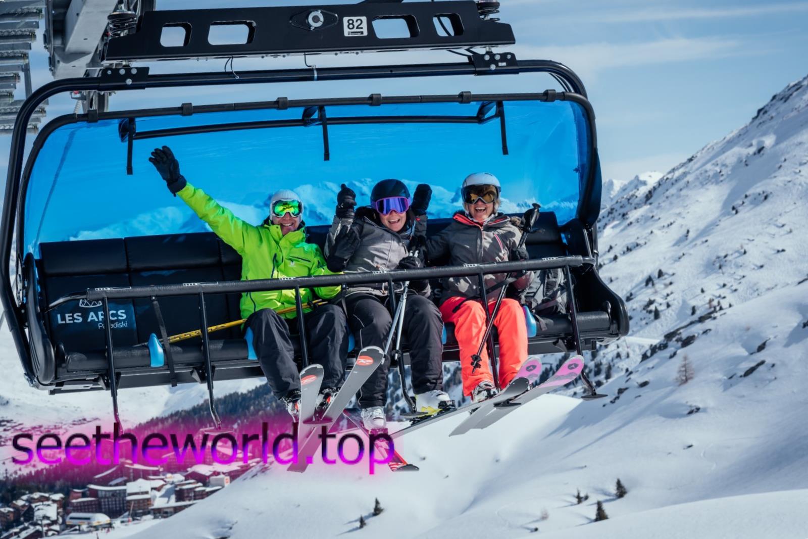 Les Arks ski resort, France
