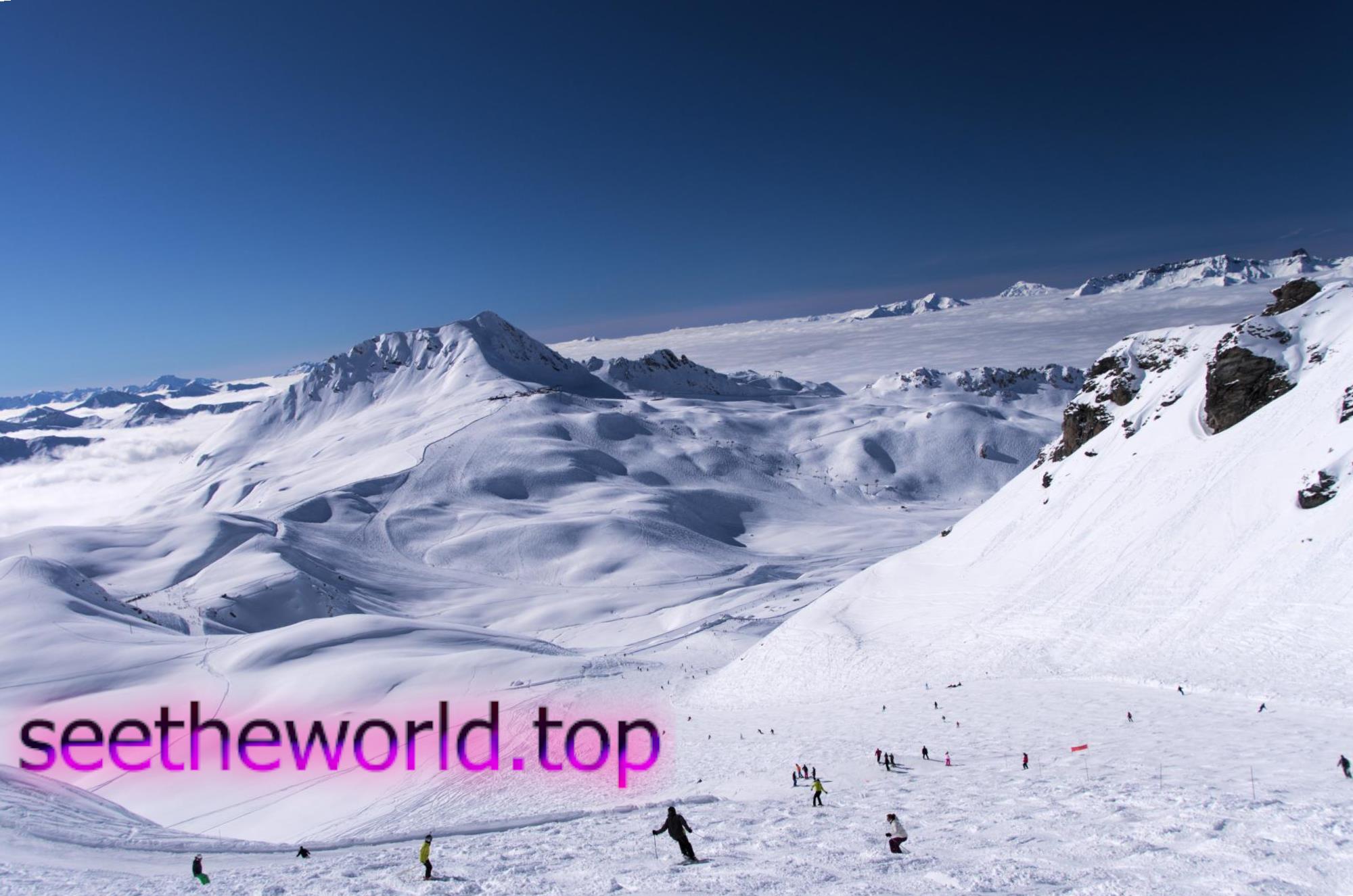 Les Arks ski resort, France
