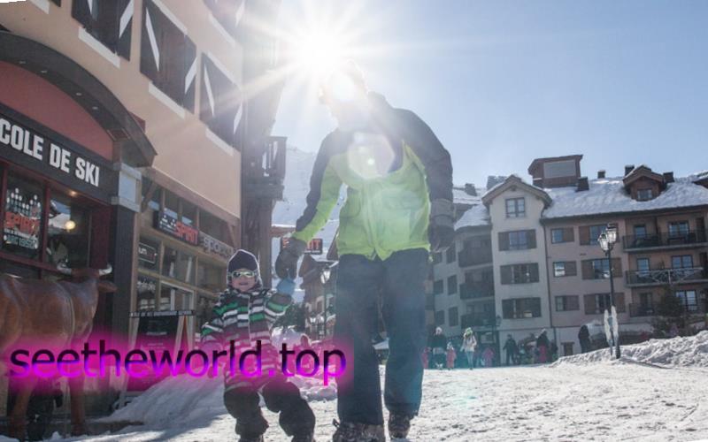 Les Arks ski resort, France
