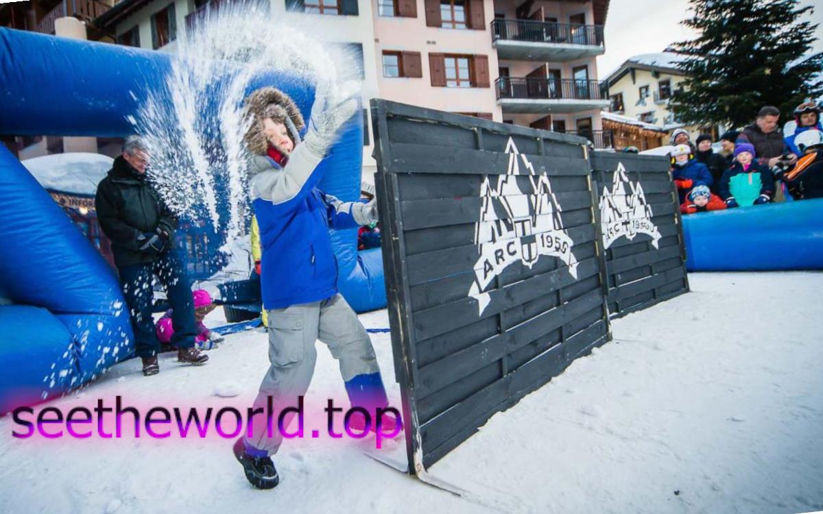 Les Arks ski resort, France