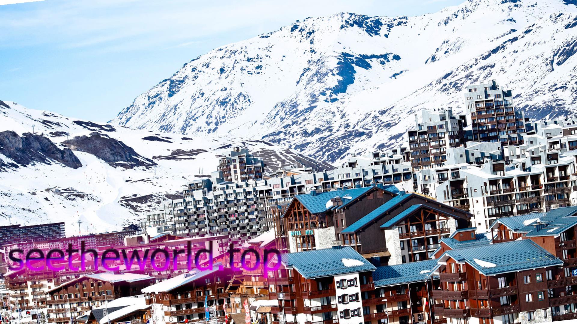 Ski resort Tignes, France
