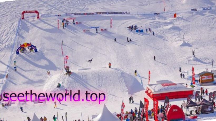 Ski resort Tignes, France