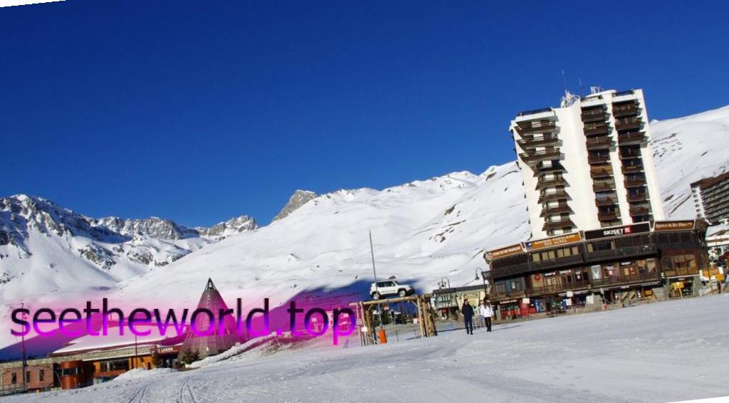 Ski resort Tignes, France