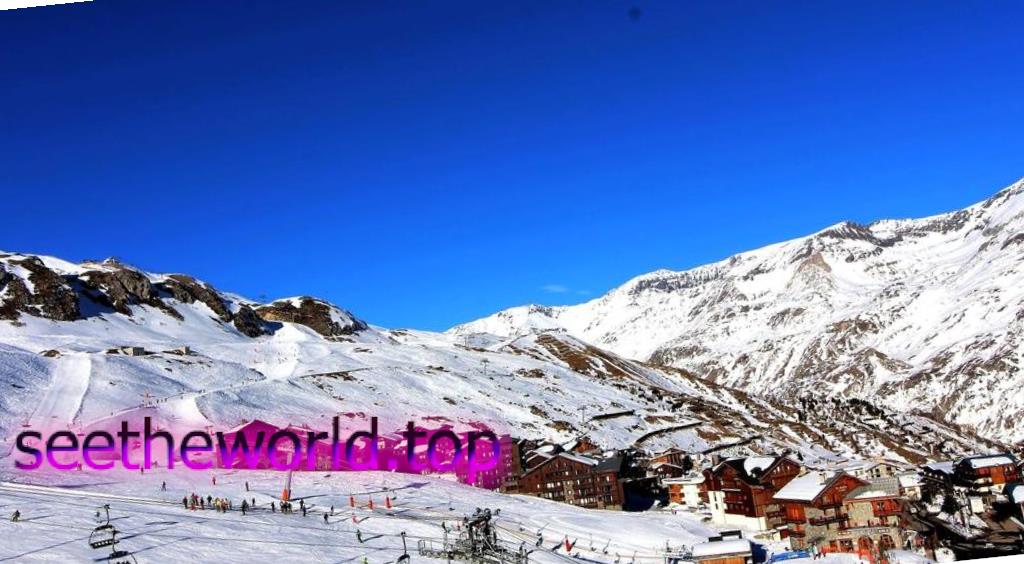 Ski resort Tignes, France
