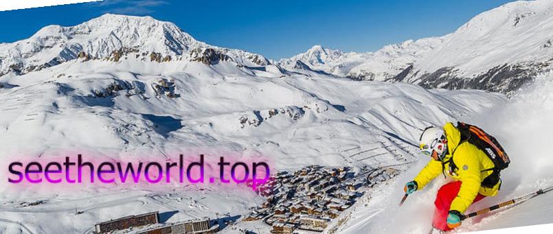 Ski resort Tignes, France
