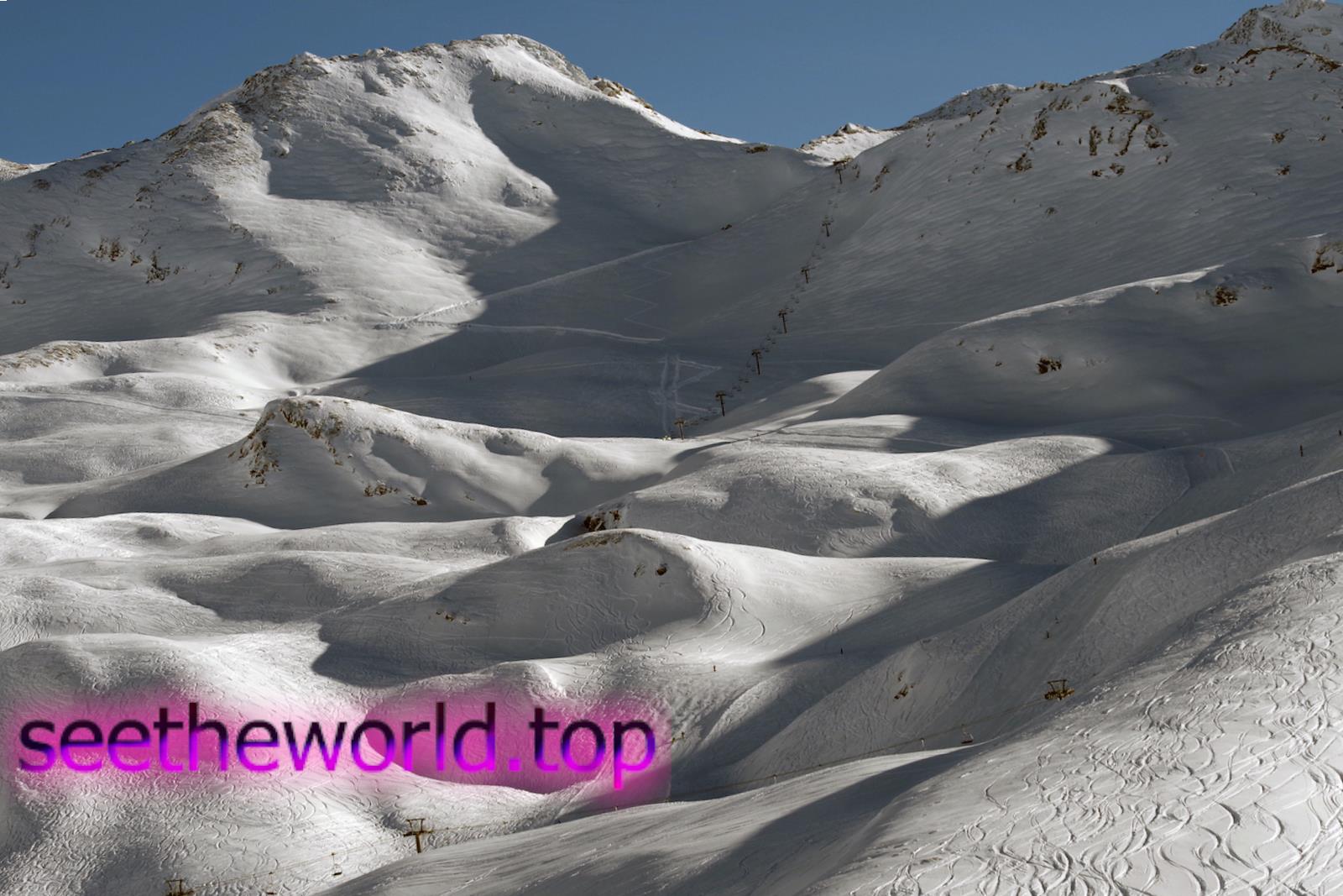 Ski resort Tignes, France