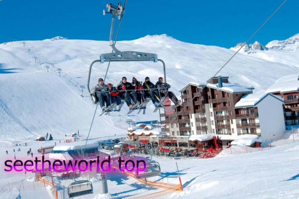 Ski resort Tignes, France