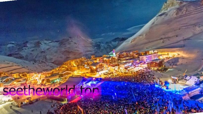 Ski resort Tignes, France