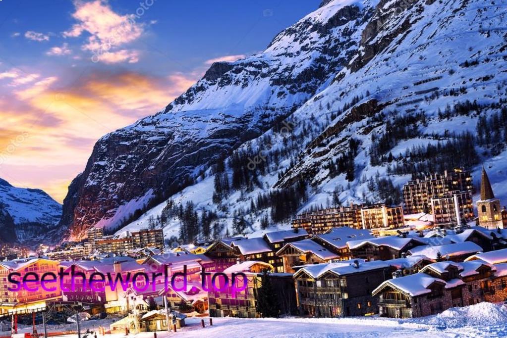 Ski resort Val d'Isere (Val d'Isere), France
