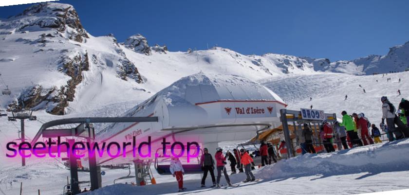 Ski resort Val d'Isere (Val d'Isere), France