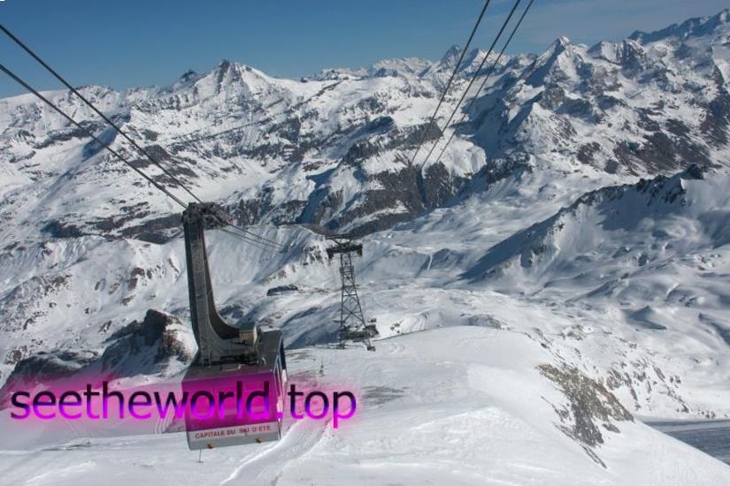 Ski resort Val d'Isere (Val d'Isere), France