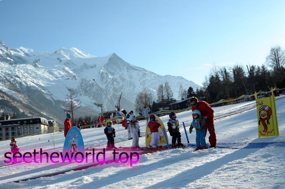 Ski resort of Chamonix (Chamonix), France