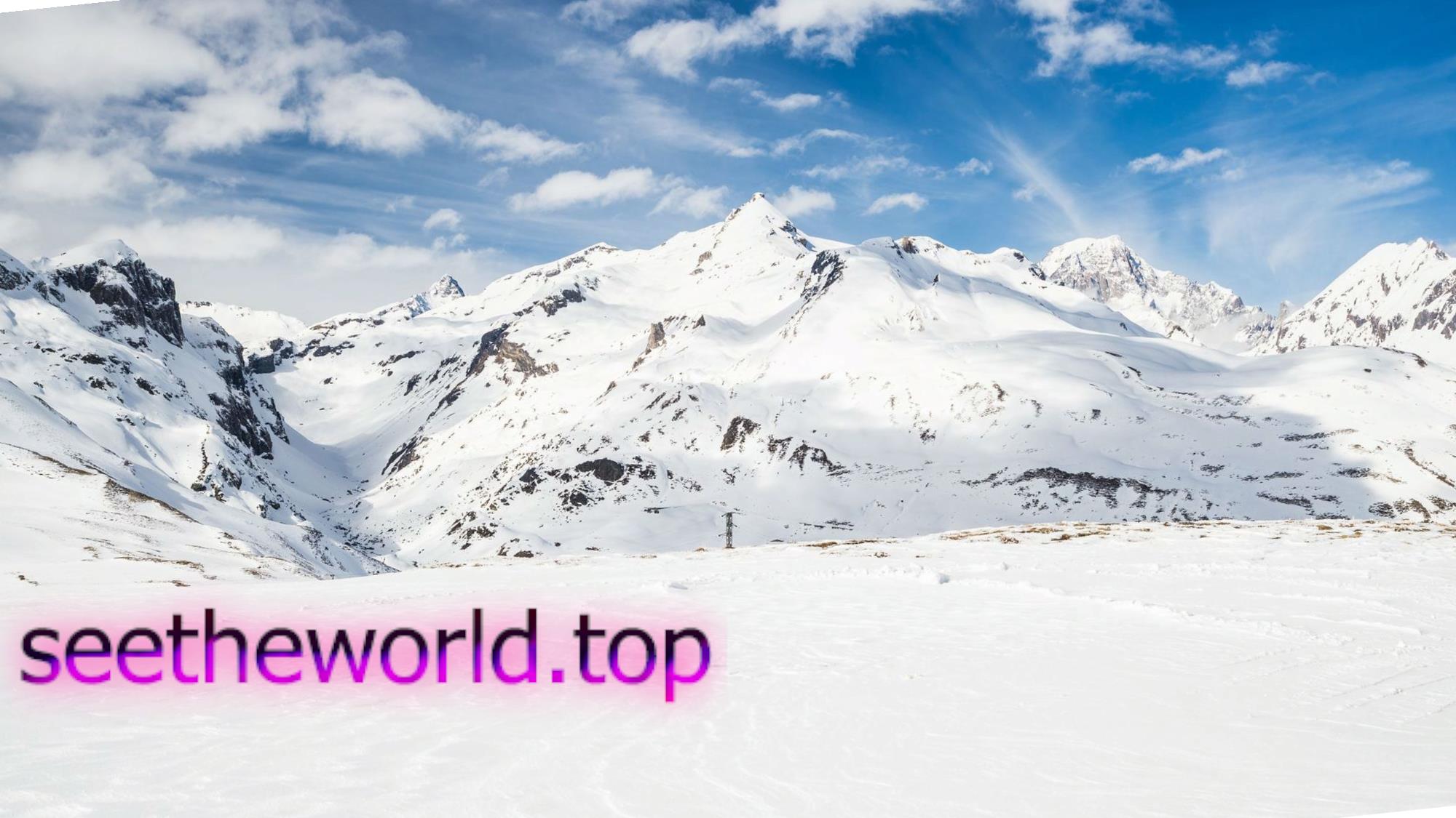 Ski resort La Rosière (La Rosière), France