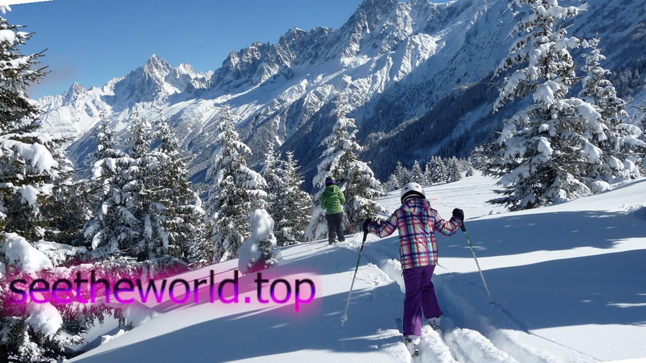Les Houches ski resort, France