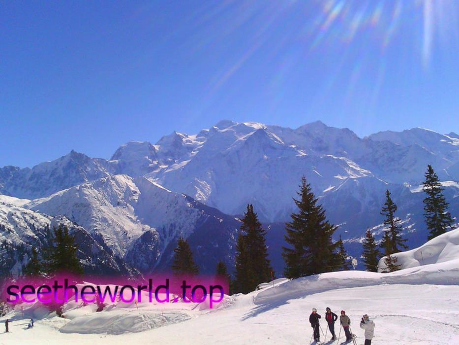 Les Houches ski resort, France